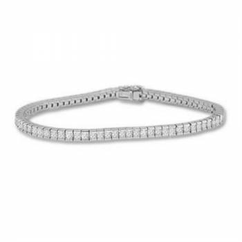 Decor 10ctw Princess Cut Diamond Bracelet 41833 - DECOR Jewelry