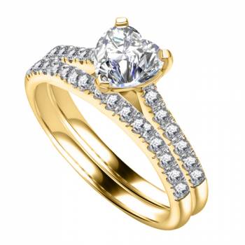 Heart Engagement Rings | Diamond Heaven