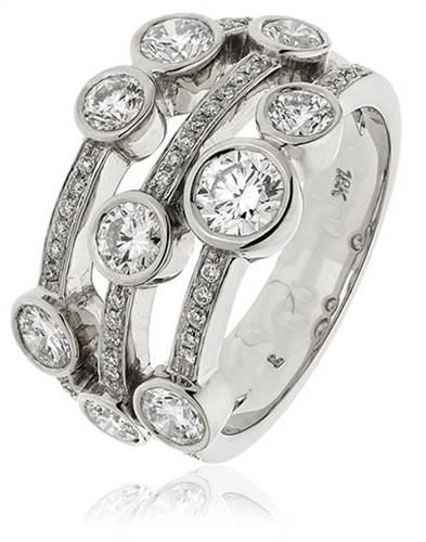 0.75 VS/EF 0.75Ct Vs/Ef Round Diamond Dress Ring