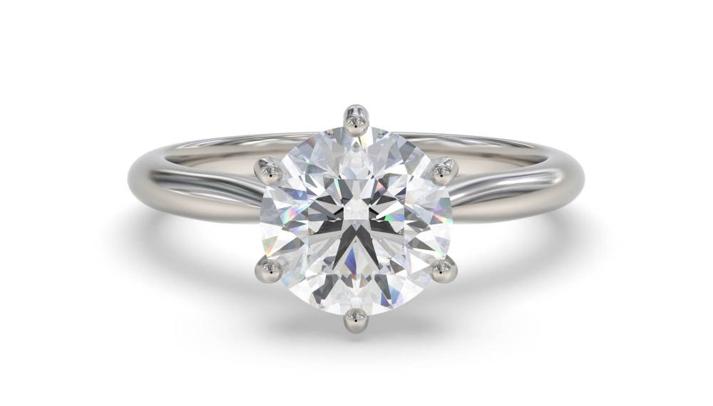 Round Diamond Engagement Ring P