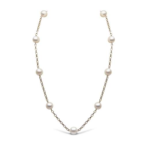 8mm Freshwater Pearl Chain Necklace