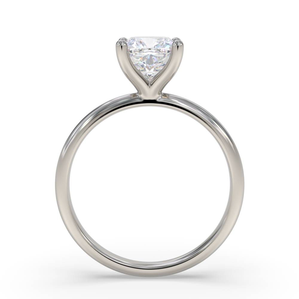 Cushion Diamond Engagement Ring set in Platinum