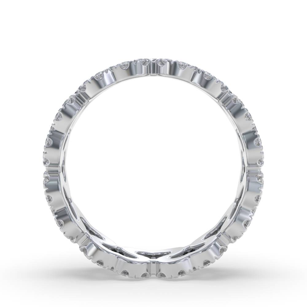 1.30ct VS/EF Round Diamond Dress Ring set in White Gold