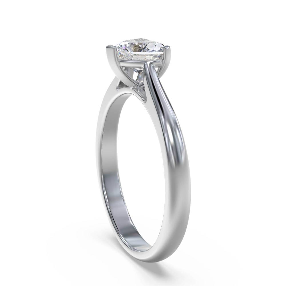 Elegant Heart Diamond Engagement Ring W