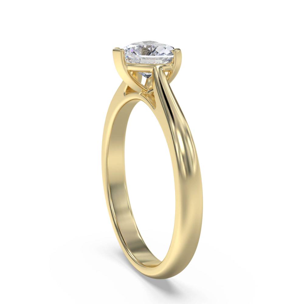 Elegant Heart Diamond Engagement Ring Y
