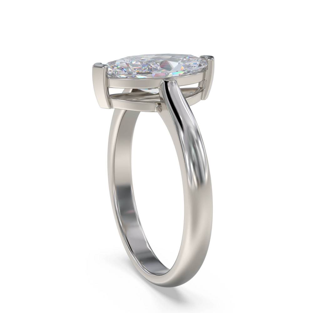 Marquise Diamond Engagement Ring - Diamond Heaven