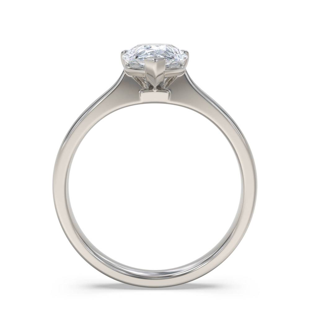 Classic Pear Diamond Engagement Ring P