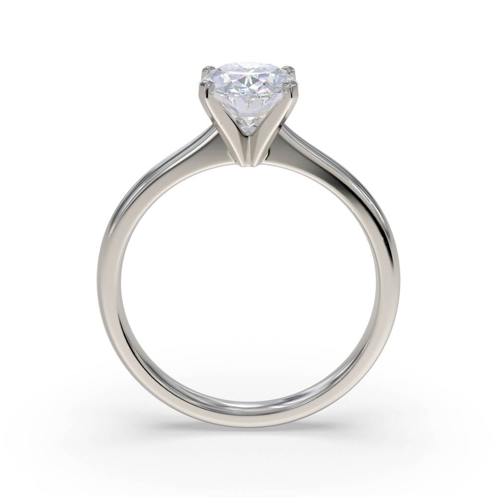 Classic Oval Diamond Engagement Ring P