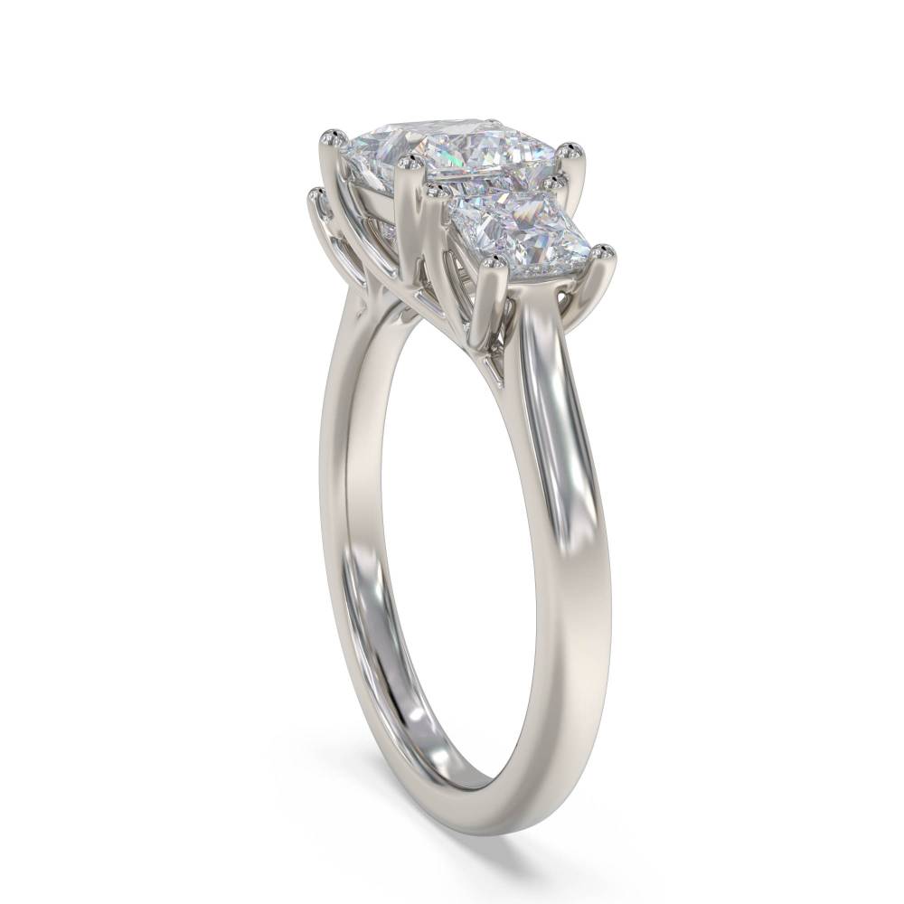 Elegant Princess Diamond Trilogy Ring P