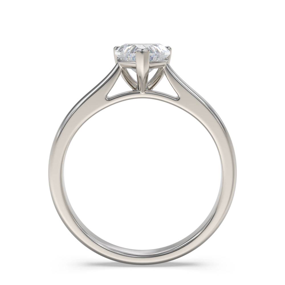 Classic Heart Diamond Engagement Ring P
