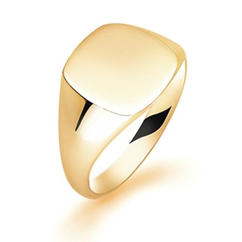 Gents Cushion Signet Ring