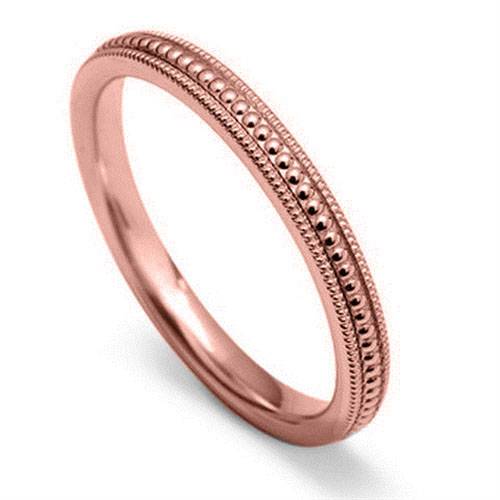 2.5mm Vintage Court Shape Wedding Ring R