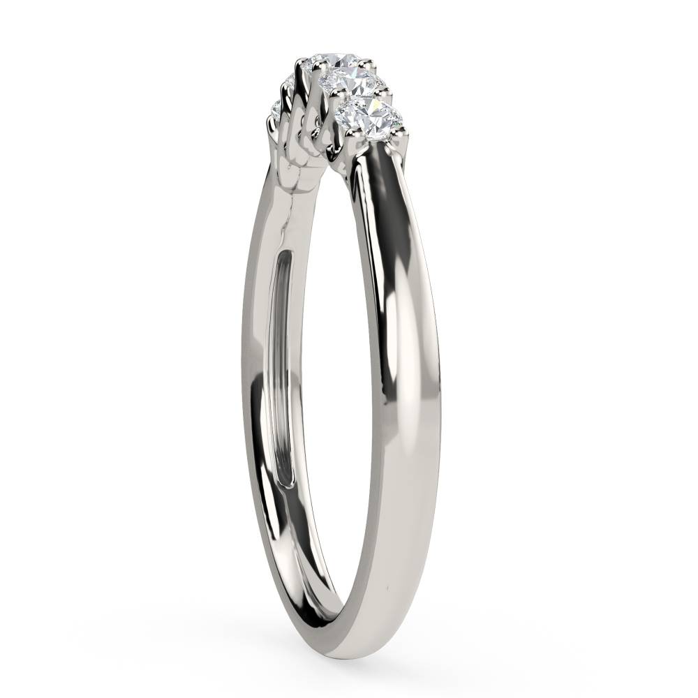 0.25ct Elegant Round Diamond Eternity Ring W