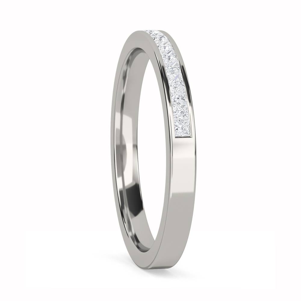 0.25ct VS/FG Princess Diamond Cut Wedding Ring - Diamond Heaven