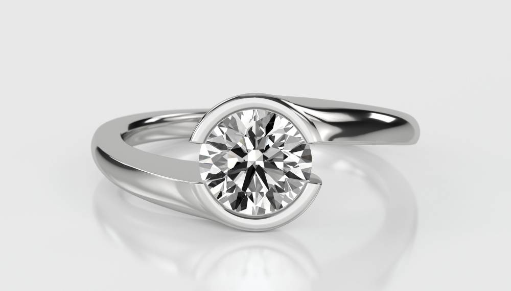 Round Diamond Engagement Ring W