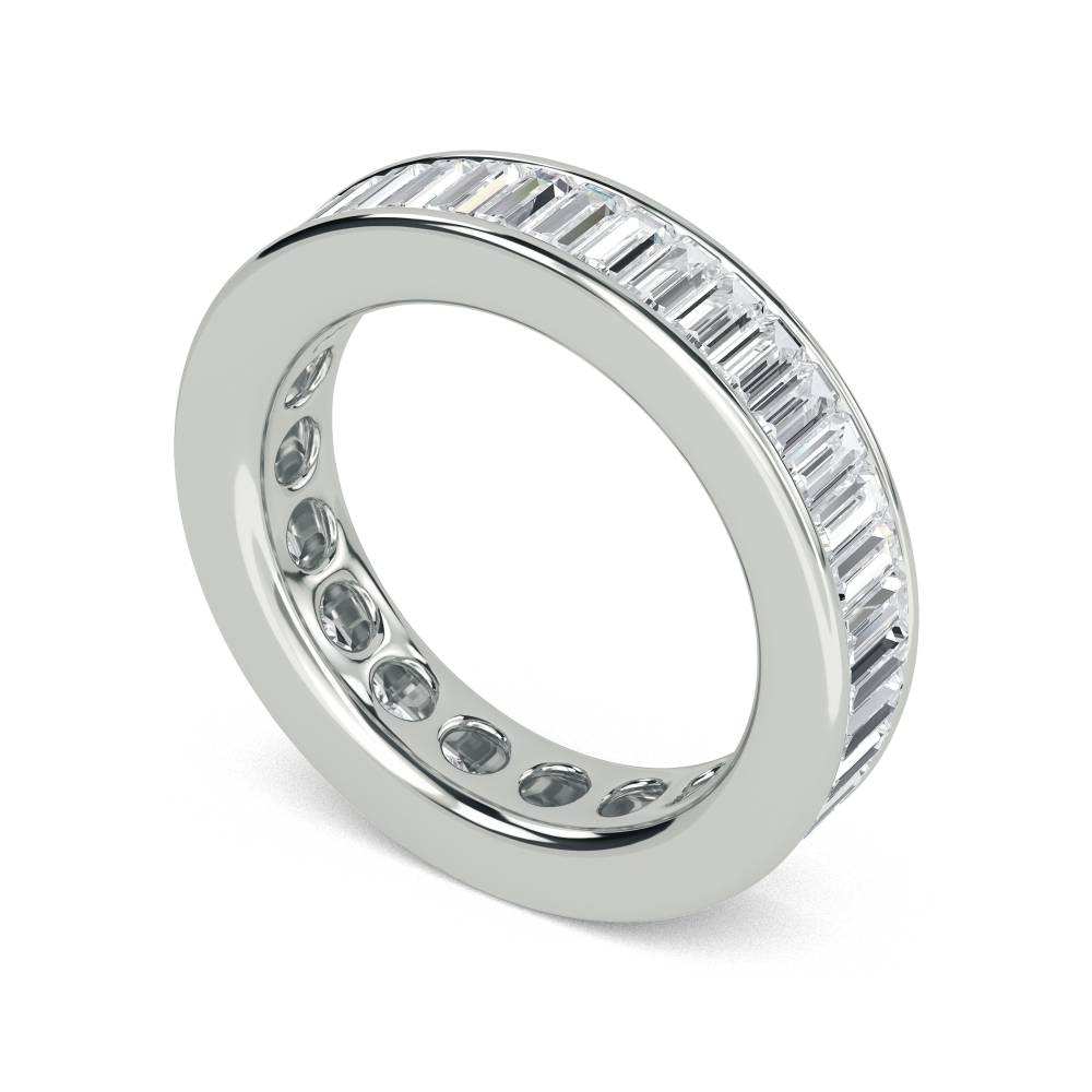 2.50ct Classic Baguette Diamond Full Eternity Ring W