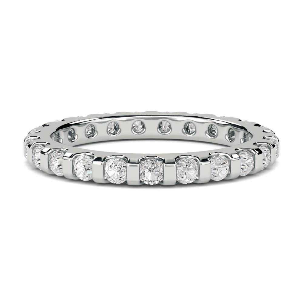 2.5mm Elegant Round Diamond Full Eternity Ring W