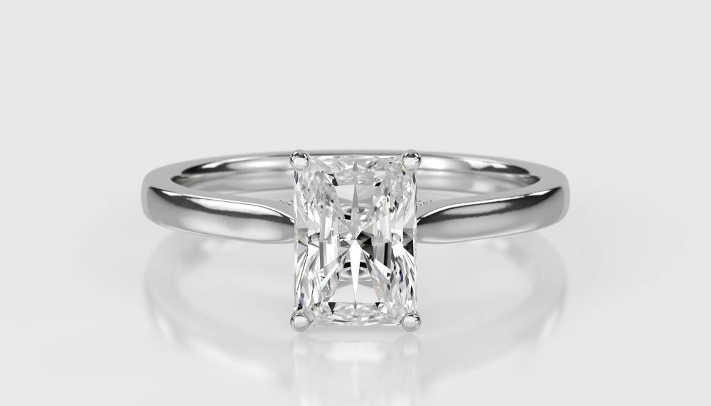 Radiant Diamond Engagement Ring W