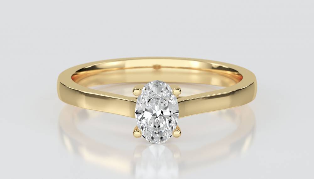 Oval Diamond Engagement Ring Y