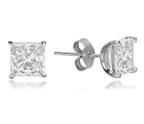 1.5 carat diamond stud earrings - lab grown diamond earrings – J Hollywood  Designs