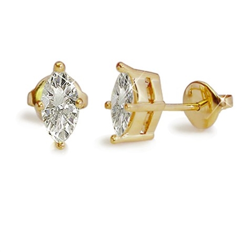 Pear Marquise Cluster Diamond Earrings | Itara Jewelry | Wolf & Badger