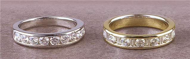 18kt White Gold Minilok Diamond Eternity Ring