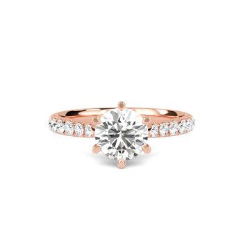 Shoulder Set Diamond Rings | Buy Shoulder Set Rings Online | Diamond Heaven