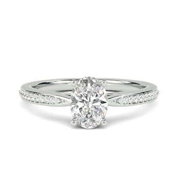 Shoulder Set Engagement Rings | Diamond Heaven