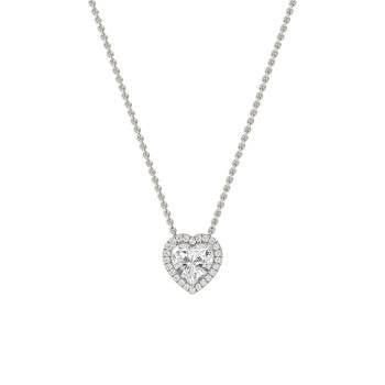 Double Halo Diamond Station Necklace - 90005GAADFHPDWG – Galleria Fine  Jewelry