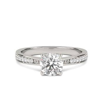 Shoulder Set Engagement Rings | Diamond Heaven