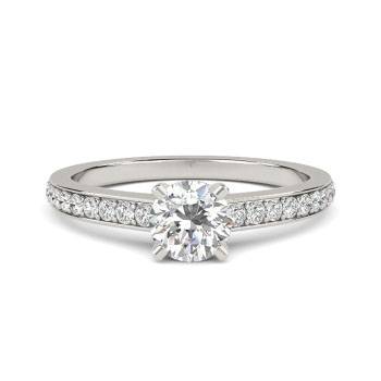 Shoulder Set Engagement Rings | Diamond Heaven