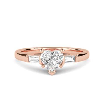 Rose gold sale trilogy ring