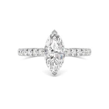 Shoulder Set Engagement Rings | Diamond Heaven