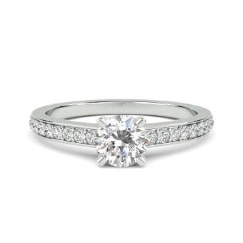 Shoulder Set Engagement Rings | Diamond Heaven