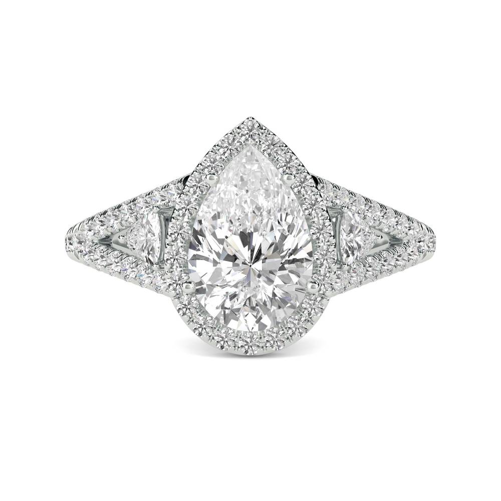 Hexagon engagement rings from Braverman Jewelry